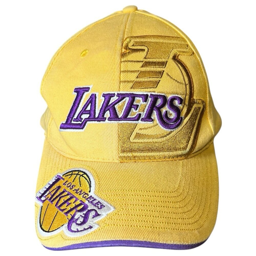 Vintage Los Angeles‎ Lakers Drew Pearson Hat Embroidered Strapback Hat Cap Kobe
